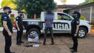 Atemorizaba a vecinos con armas de fuego y lo detuvieron