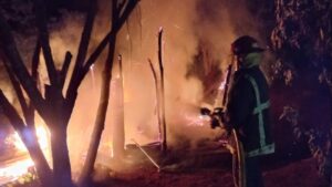 Un incendio consumió una vivienda en Oberá