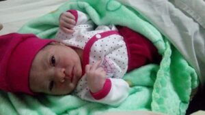 Una obereña es la primer bebé misionera del 2022