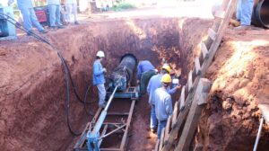 Avances de la obra del Acueducto Troncal Norte Oberá