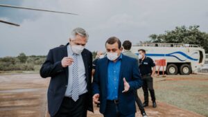 Alberto Fernández elogió el plan de manejo de fuego de Misiones