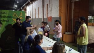 Solo hoy tareferos podían retirar los módulos alimentarios