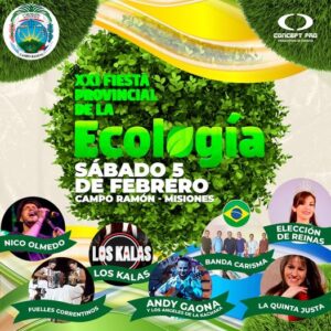 Si llueve sábado, la Fiesta de la Ecología se realizaría el domingo