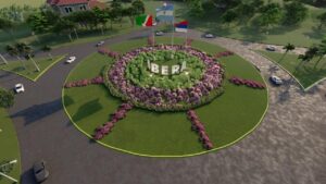 Frontini y Gazzo presentaron un proyecto de embellecimiento de las rotondas de la ruta 14