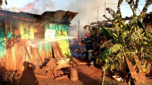 3 viviendas incendiadas en el barrio Copisa