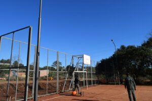 Playón deportivo listo para inaugurarse en Campo Viera