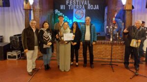 Pilar Paredes ganadora en el Festival Mi Tierra Roja