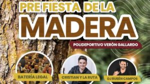 Pre-Fiesta de la Madera este 9 de Julio￼