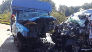 Accidente fatal: Cuatro fallecidos y un hombre  con lesiones gravísimas