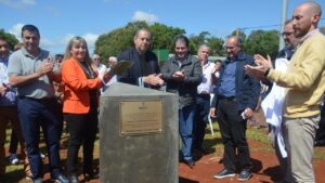 AECO inauguró la primera plaza para los empleados de comercio del país