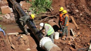 Bombeo del Bonito: finalizaron las obras y pronto se restablecería el servicio