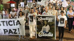 Oberá recordó a la comerciante Gladis Gómez pidiendo por justicia y paz