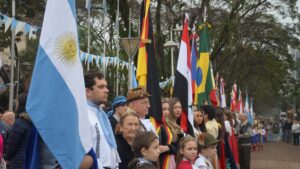Acto por el Día de la Independencia de Argentina y los 95 años de Oberá