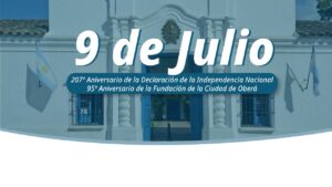 Acto por el 95 Aniversario de Oberá y la Independencia argentina