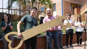 Los estudiantes obereños realizaron la Toma de la Ciudad