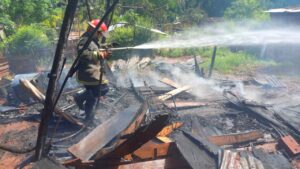 Una vivienda familiar fue consumida totalmente por las llamas del fuego en Oberá