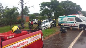 Despiste fatal en Guaraní: Una persona falleció y hay cinco heridos