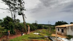 El temporal afectó viviendas en diferentes barrios obereños