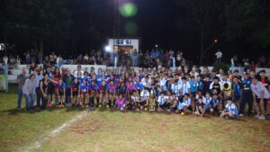 Inauguraron el sistema lumínico en Racing de Villa Svea