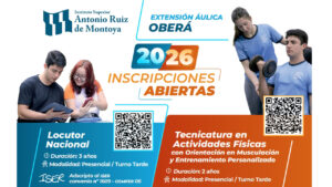 Inscripciones abiertas a las carreras del Instituto Montoya en Oberá