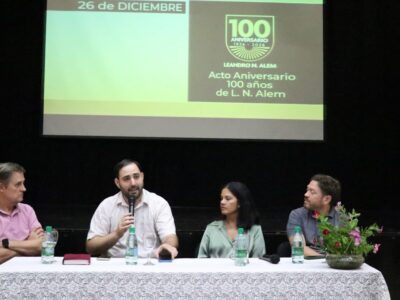 Calendario de Eventos en Alem. «Nos exige a seguir creciendo», dijo Sebely