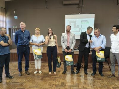 La Expo Agroindustrial Oberá se presentó en Santa Rosa para invitar a los hermanos brasileños