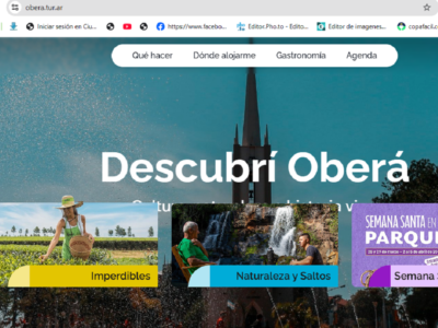 Oberá lanzó su nueva web turística y el «Circuito de Fe»