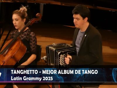 Orgullo obereño: Joaquín Benítez premiado en los Latim Grammy