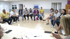 «La situación económica se siente en los barrios», indicó la nueva presidente del barrio Bella Vista.