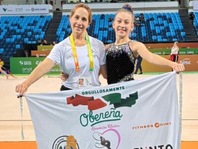 La gimnasta Valeska Bazila clasificó 5a en aro y 7a en maza en el Panamericano de Río de Janeiro