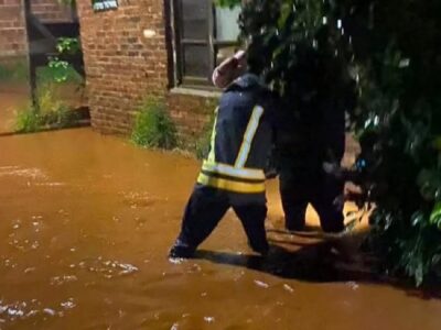 Temporal en Oberá: Asistieron a unas 40 familias en distintos barrios
