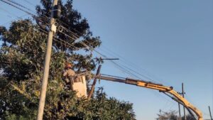 La CELO continúa con los trabajos para restablecer el servicio tras los fuertes vientos