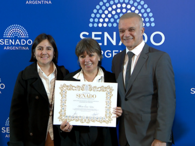 Merecido reconocimiento del Senado a María Satur por su trayectoria y el impulso de Valle Encantado